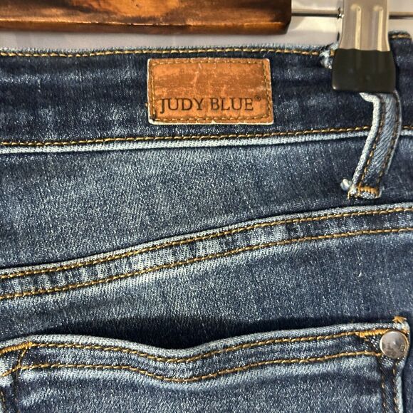 Judy Blue Los Angeles Blue Jean Style JB82128DK Distressed Skinny - Picture 11 of 13